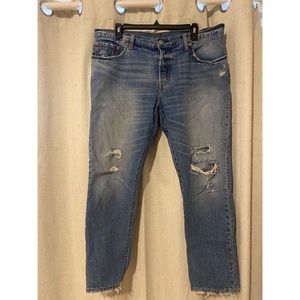 Levi Boyfriend Jeans, Lightly Worn!